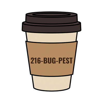 216-BUG-PEST on a coffee cup
