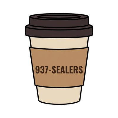 937-SEALERS on a coffee cup